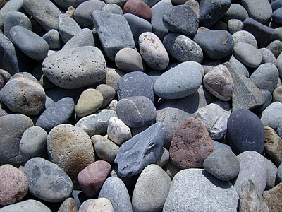 kivi, harmaa, kasaan, kiviä