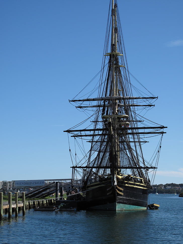 Salem, Massachusetts, tengeri hajó, tenger, kikötő, vitorlás hajó, víz