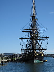 Salem, Massachusetts, bateau nautique, mer, Harbor, navire à voiles, eau