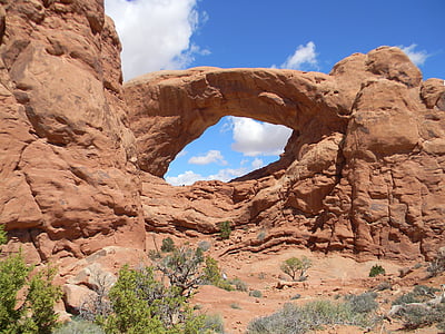 Moab, Utah, Národní park Arches, Rock, oblouky, poušť, Národní