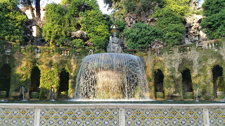Tivoli, Villa, d'Este, Villa d'este, Roma, İtalya