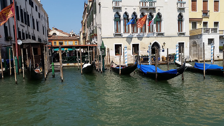 Benátky, kanáloch, Taliansko
