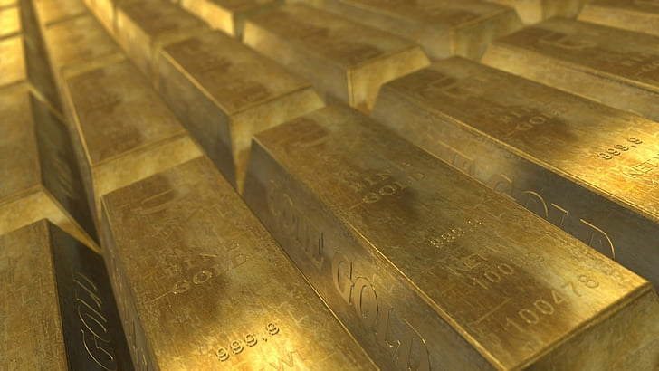 Bar, emas, kekayaan, keuangan, deposit, bullion, Bisnis