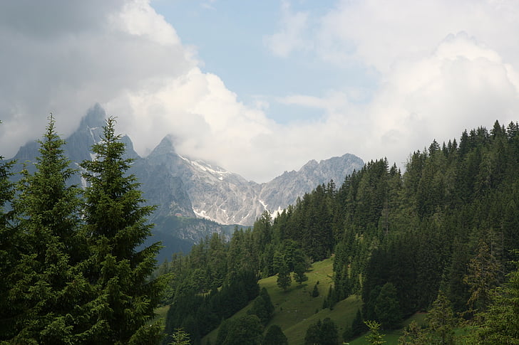 natur, fjell, Dachstein, Alpene