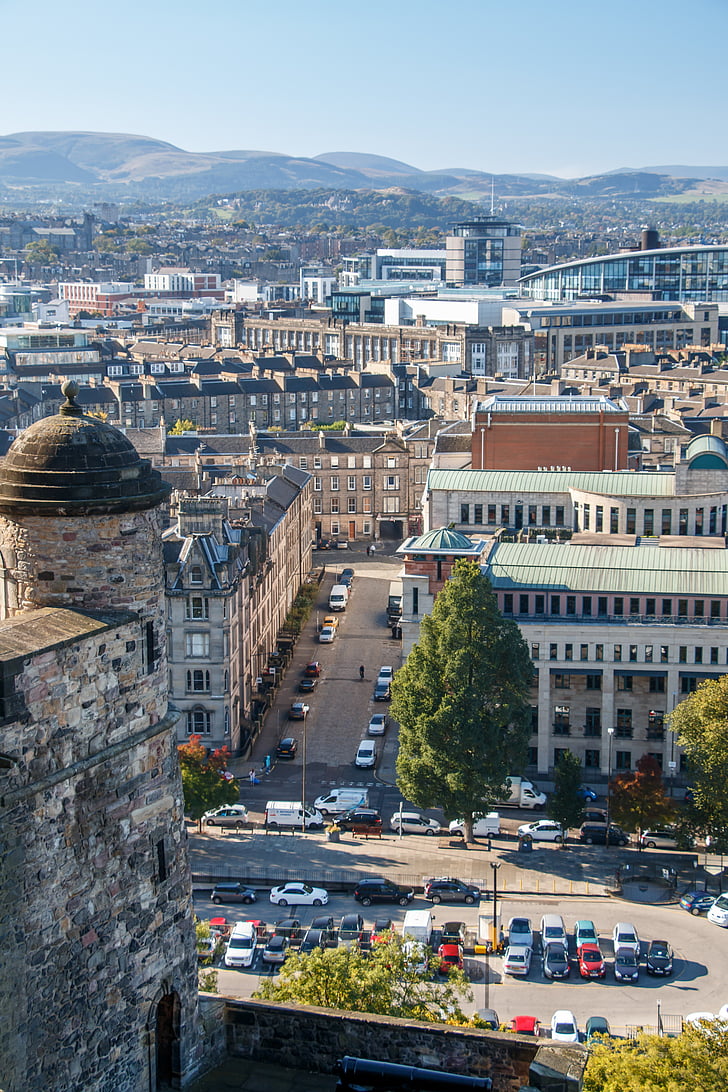 Edinburgas, didmiesčių, Škotija, princesė gatvės, Rodyti, miesto peizažas, Architektūra