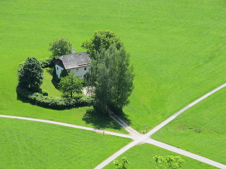 herb guardhouse, hangman häusl, salzburg, landscape, home, lonely