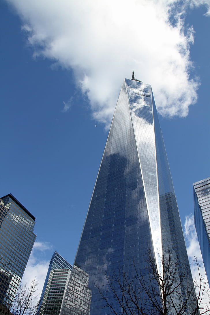 nulového bodu, Památník, 9 11, Manhattan, nové, York, vzpomínka