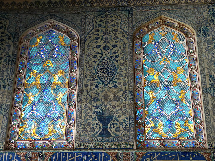 Estambul, Palacio, Castillo, históricamente, Sultán, Topkapi, azulejo de