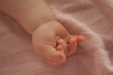 自然, 生活, 人, 宝贝, 出生, 手, 手指