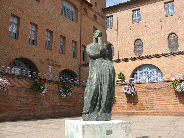 Statua, Penelope di bourdelle, Montauban, Francia