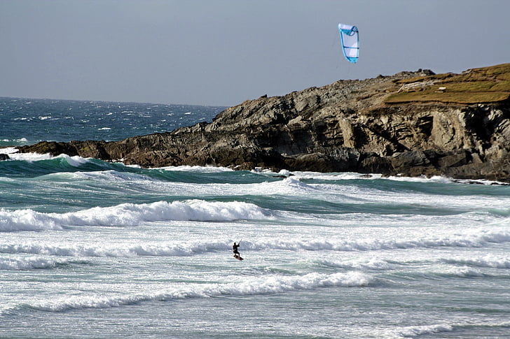 Surf, vodní sporty, surfař, Cornwall, Rosamunde pilcher, kite surfing, surfování