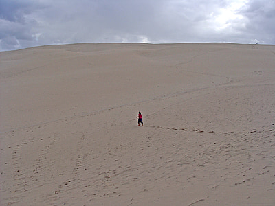 Dune, soledad, Desert, Franţa, dune du pilat