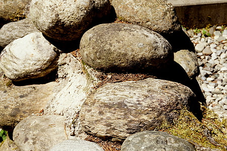steiner, om, Rock, natur