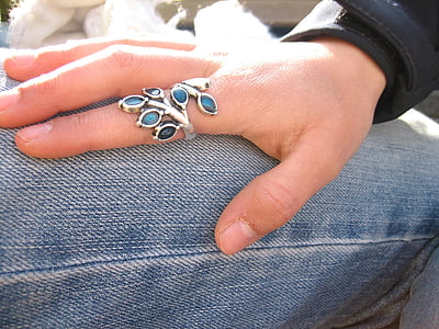hand, ring, jewellery, failed, gems, finger jewelry, jeans