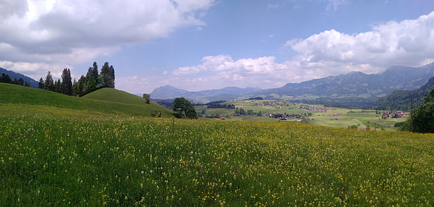 Taman Margasatwa Alpine, Obermaiselstein, Taman Margasatwa, Outlook, Panorama, pemandangan, Allgäu