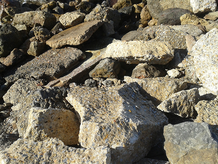 stones, rocks, beach