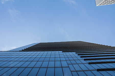 skyscraper, building, architecture, city, office, glass facade, glass