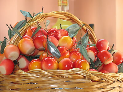 Sicílie, ovoce, sladkosti, třešně a višně