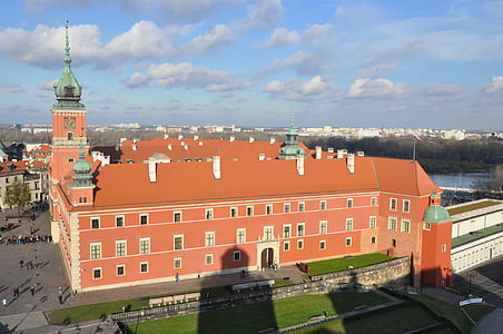 Warszawa, slott, Kungliga slottet, arkitektur, Polen