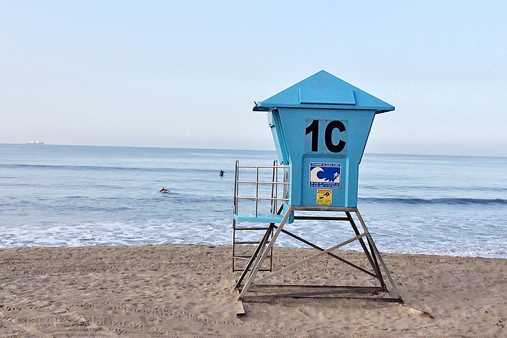 strand, Oceaan, Surf, Californië, San diego