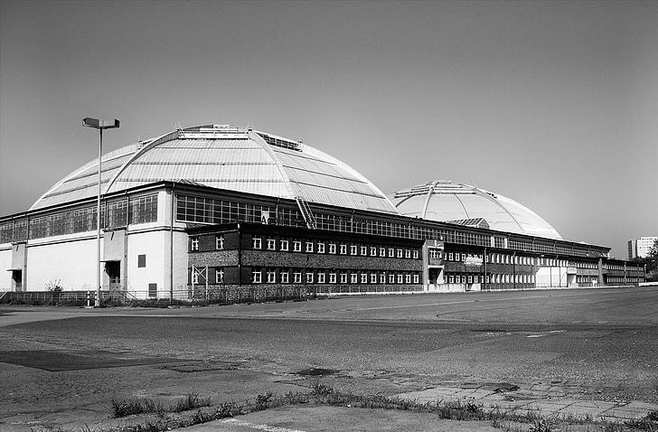 Hall, bâtiment, Leipzig, Cirque de chou-rave, Cirque, salle de spectacle, architecture