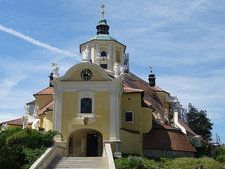 mesto železa, Oberberg, Eisenstadt oberberg, Kalvarija cerkev, velikan cerkev, hochbarok, cerkev