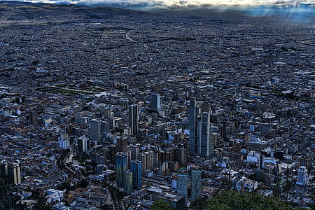 Μπογκοτά, ουρανός, Κολομβία, δήμους
