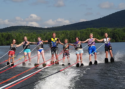obitelj, Sport, skijanje na vodi, ljeto