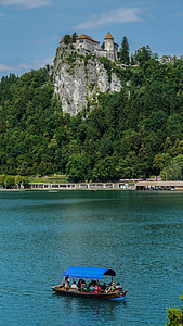 Boondocks, Château, Lac, paysage, eau