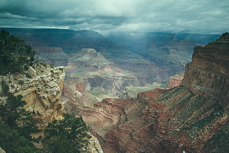 Canyon, Fajar, Siang hari, erosi, Geologi, tinggi sudut ditembak, pemandangan