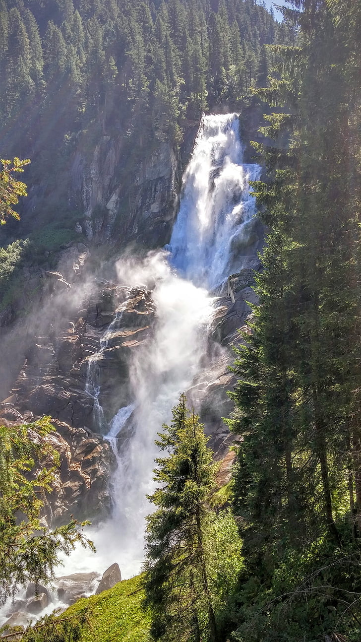Krimml, cascada, agua, naturaleza, Pinzgau, Salzburg