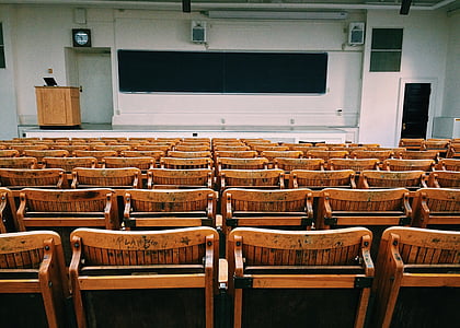 classroom, lecture hall, college, education, university, school