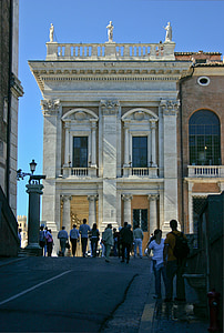 Rim, Italija, arhitektura, uličnega prizora, zgodovinski, znan kraj, ljudje
