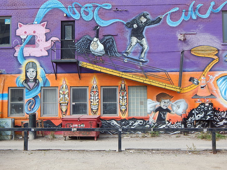 Street-art, Kunstwerk, Kunst, Graffiti, Urban, Wand, künstlerische