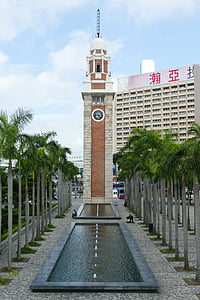 Hong kong, Čína, veža, hodiny, veža, Palm, Avenue