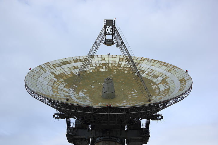 Letônia, irbene, rádio, telescópio, prato, 32m, antena