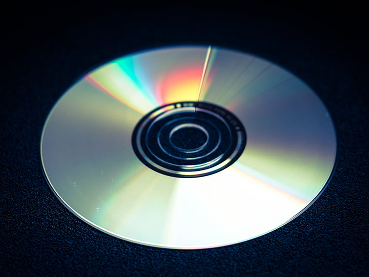 DVD-диск, компакт-диск, пустий, комп'ютер, цифрові, диск, дані