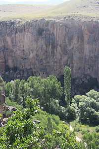 ihlaravalley, Cappadocia, pohon, surya