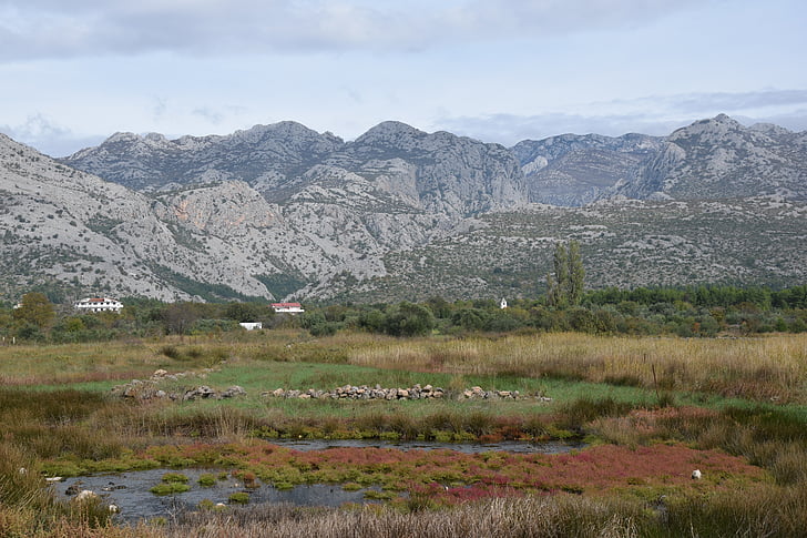 landscape, mountains, croatia, view, nature