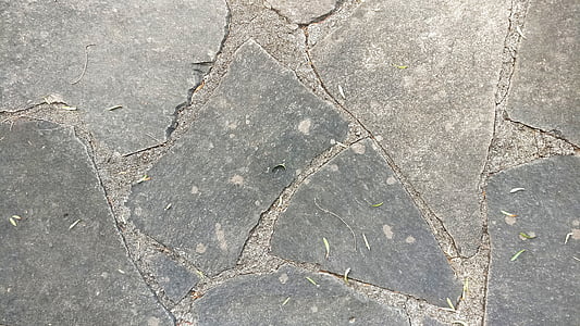 sten, gulvet, grå, udendørs, flad, mønster, udvendig