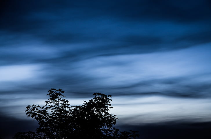 clouds, at night, cloud phenomenon, weather phenomenon, luminous, noctilucent clouds, night clouds