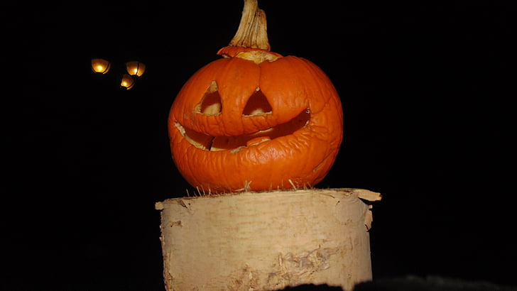 Halloween, calabaza, calabaza de Halloween, Jack-o-lantern, Octubre, vacaciones, de miedo