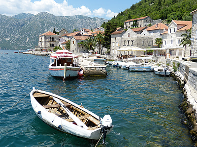 Kotor, Perast, Montenegro, los Balcanes, Mar Adriático, Mediterráneo, históricamente