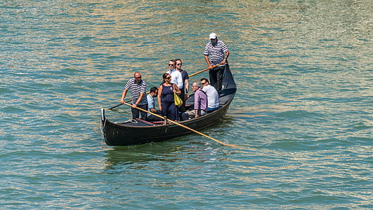 Gondola, Venice, nước ý, mọi người, người, gondolier, đi du lịch