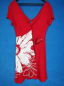 платье, летнее платье, красный, узком платье, торжественно, Одежда
