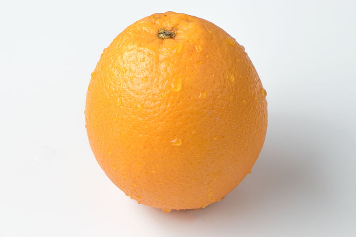 orange, fruit, single, tropical, round, whole, refreshment