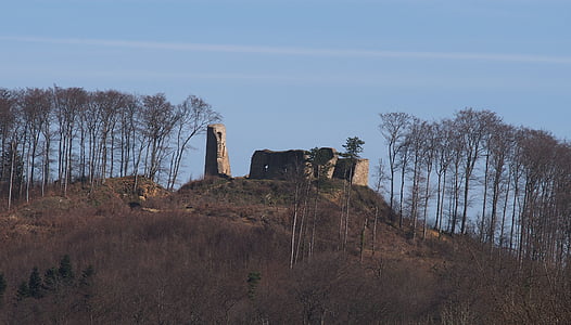 lâu đài, Breisgau, hủy hoại, xây dựng, pháo đài, Hiệp sĩ, tháp