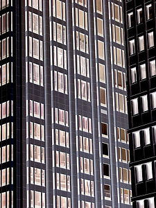 grattacielo, Home front, Berlino, città, edificio per uffici, finestra