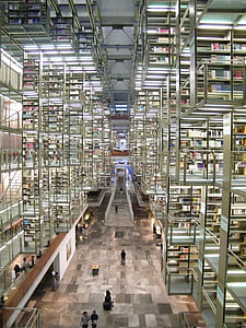 Knihovna, Mexiko, město, Univerzita, UNAM, acquis, vzdělání