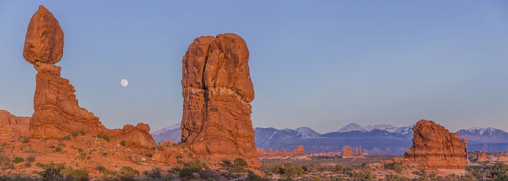 roca equilibrada, paisaje, Geología, al aire libre, formación, piedra arenisca, rojo